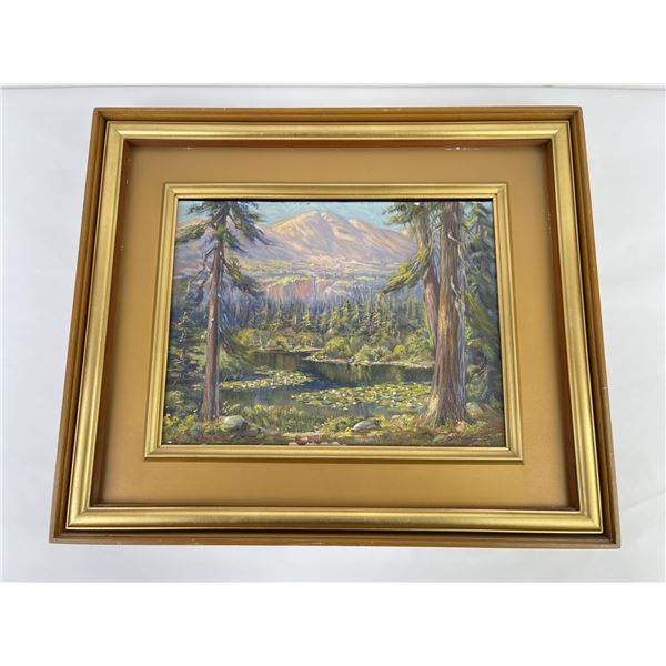 Frederick Kress Painting Lake Tahoe California