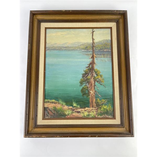Frederick Kress Painting Lake Tahoe California