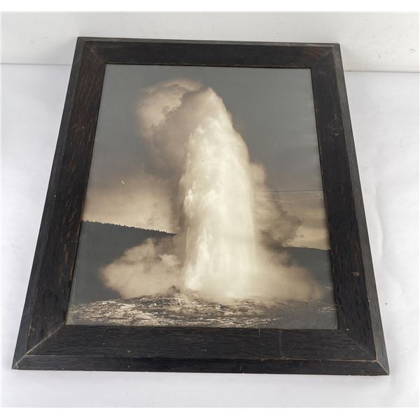 Yellowstone Park Montana Old Faithful Photo