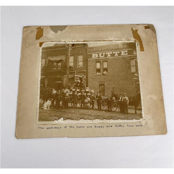 Butte Montana Brewery Cabinet Photo 1885-1900