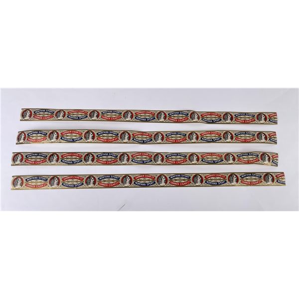 Uncut Sheets of Montana Sport Cigar Bands