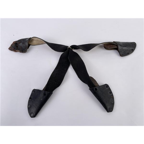 1950s Leather and Elastic Duck Carrier Hunting