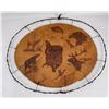 Image 1 : Montana Barbed Wire and Leather Painting