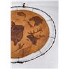 Image 3 : Montana Barbed Wire and Leather Painting