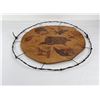 Image 7 : Montana Barbed Wire and Leather Painting