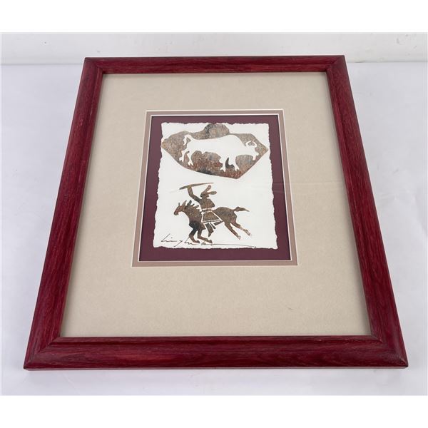 King Kuka Blackfoot Indian Watercolor Montana