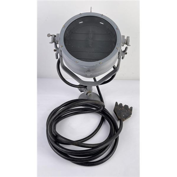 Antique Industrial US Navy Deck Spotlight