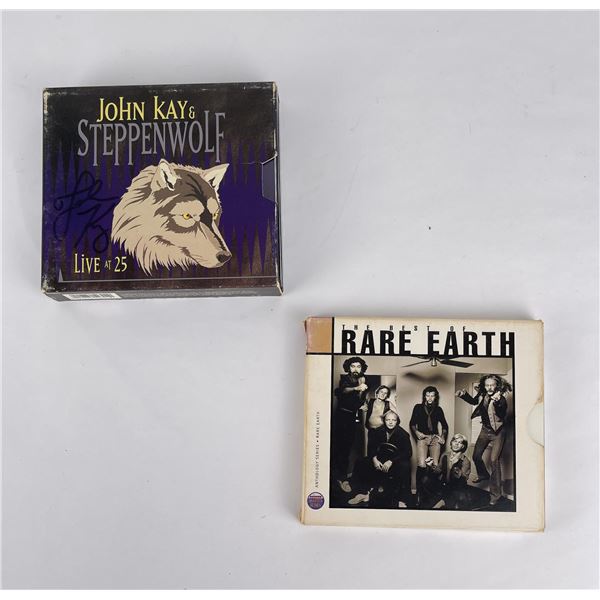 Pair of Band Signed CD's Steppenwolf Rare Earth