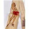 Image 3 : 1940s Pin Up Painted Peek a Boo Risque Tie