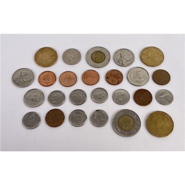 Group of Canadian Coins