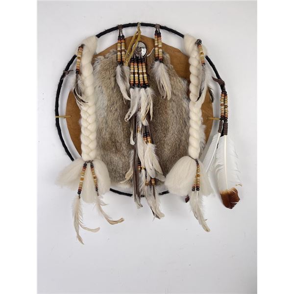 Montana Indian Wool and Rabbit Dreamcatcher