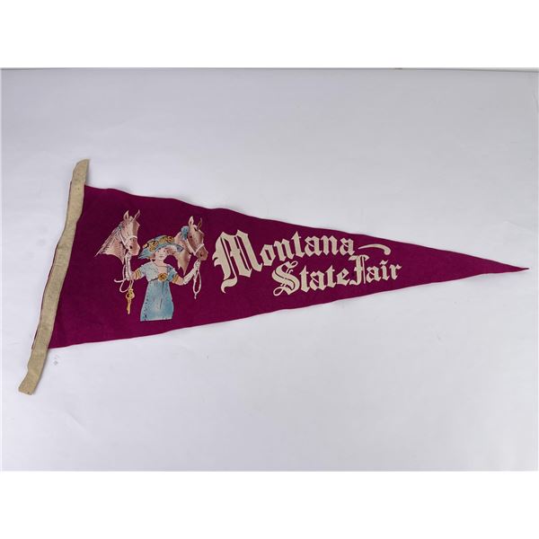 Antique Helena Montana State Fair Pennant