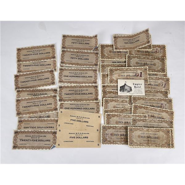 Antiqu BPOE Elks Helena Montana Currency