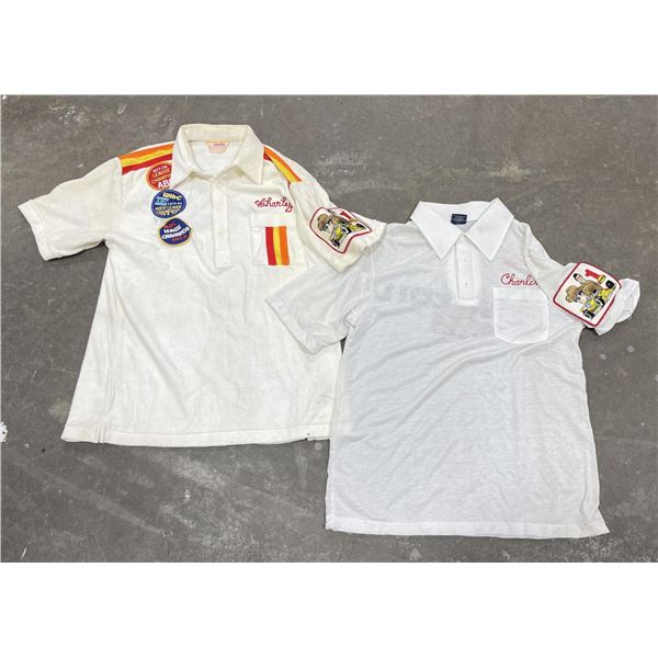 Pair of 1980s Vintage Funny Car Racing Team Shirts