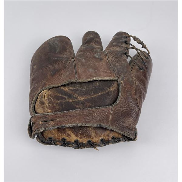 Antique 4 Finger Baseball Glove Mitt