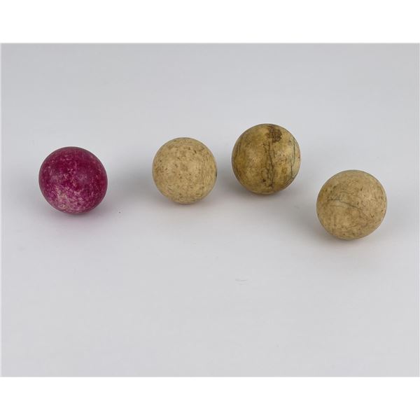 Group of Antique Pool Cue Balls