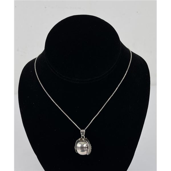 Vintage Multi Picture Globe Sterling Locket