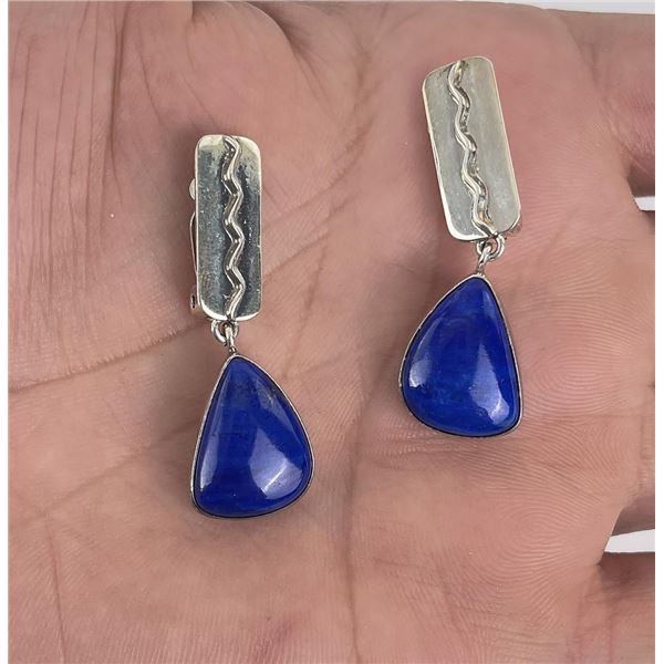 Jay King Mines Sterling Lapis Lazuli Earrings