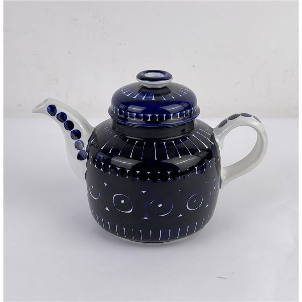 Arabia of Finland Valencia Blue Teapot