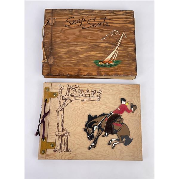 Vintage Western Photo Album Set Montana