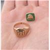 Image 1 : WW2 10k Gold Army Engineer Ring and Pin