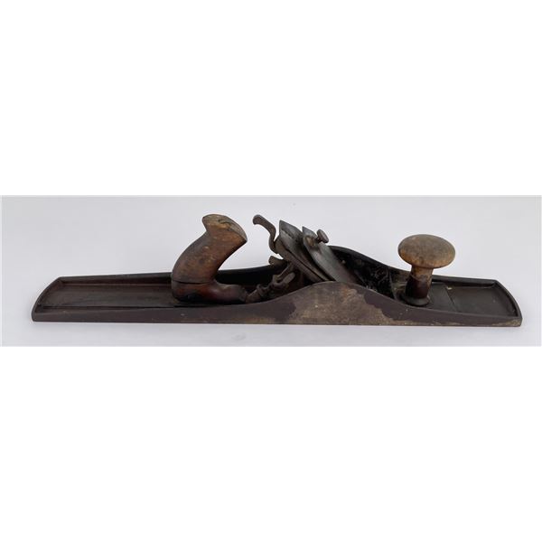 Antique Metallic Plane Co Wood Plane