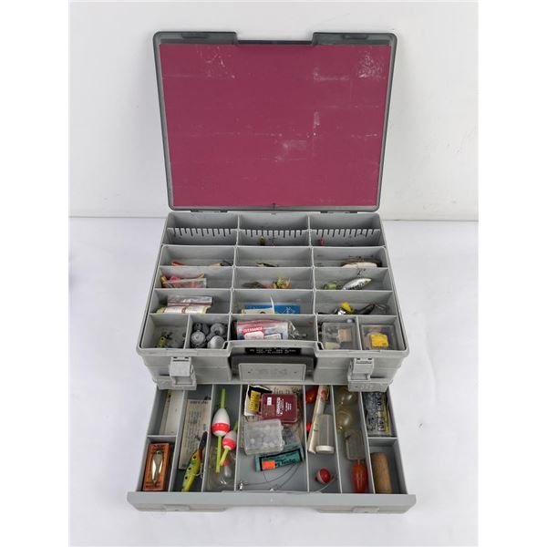 Vintage Tackle Box Full of Fishing Lures