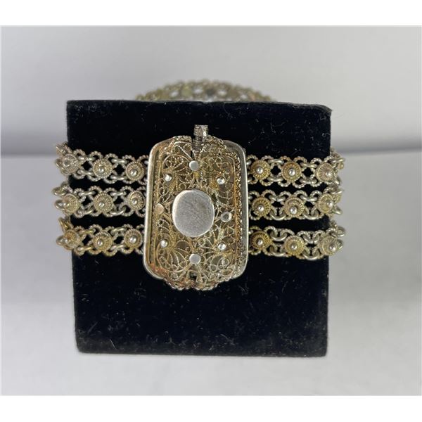 Antique Cambodian Sterling Silver Bracelet