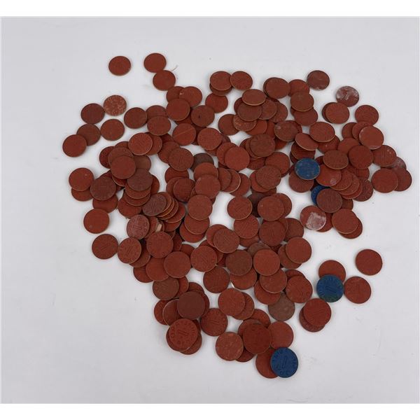 WW2 Ration Tokens OPA Red Point