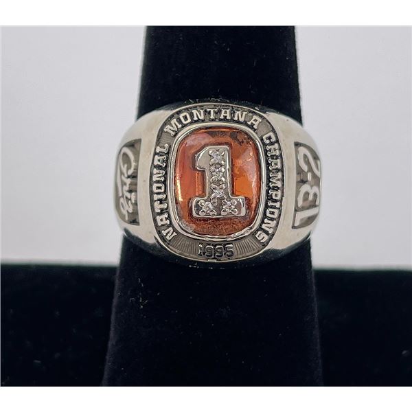 1995 Montana Grizzlies National Championship Ring