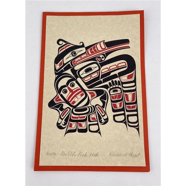 Richard Hunt Haida Kwakiutl Woodblock Print