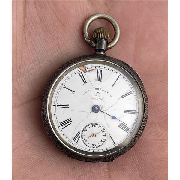 Omega Sterling Silver Pocket Watch