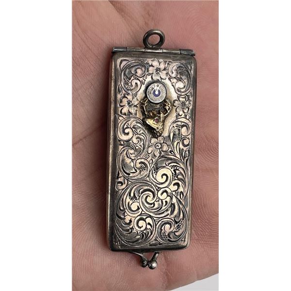 BPOE Elks Sterling Silver Money Locket