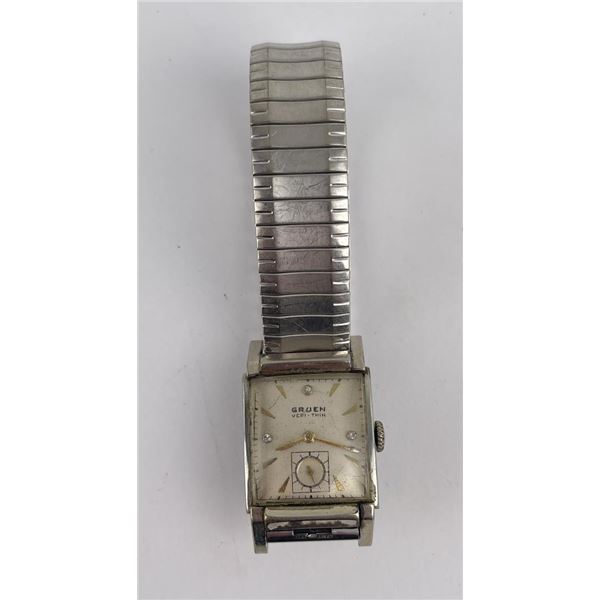 Art Deco Gruen Veri Thin 10k GF Watch