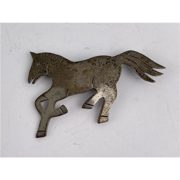 Taxco Sterling Silver Horse Brooch