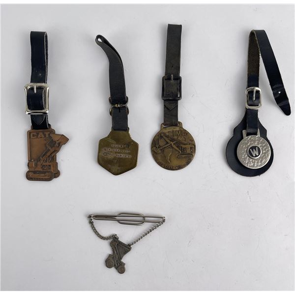 Group of Advertising Watch Fobs