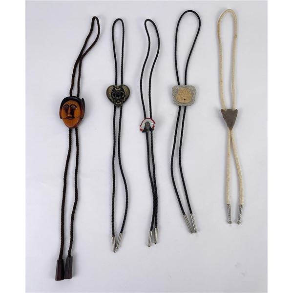 Group of Cowboy Bolo Ties