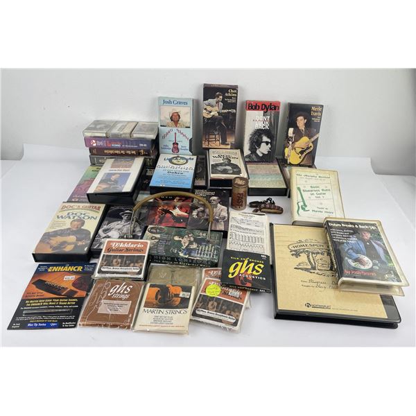 Huge Group of Blue Grass VHS and Books