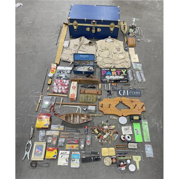Huge Grouping of Fishing Collectable Items
