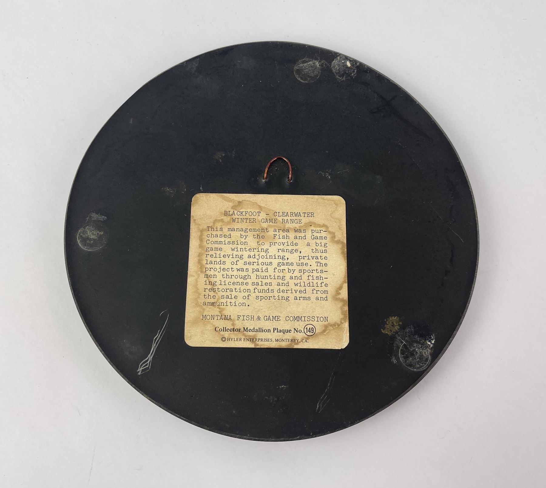 Montana Blackfoot Clearwater Game Range Sign