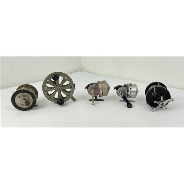 Group of 5 Vintage Fishing Reels