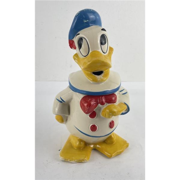 Vintage Ceramic Donald Duck Piggy Bank