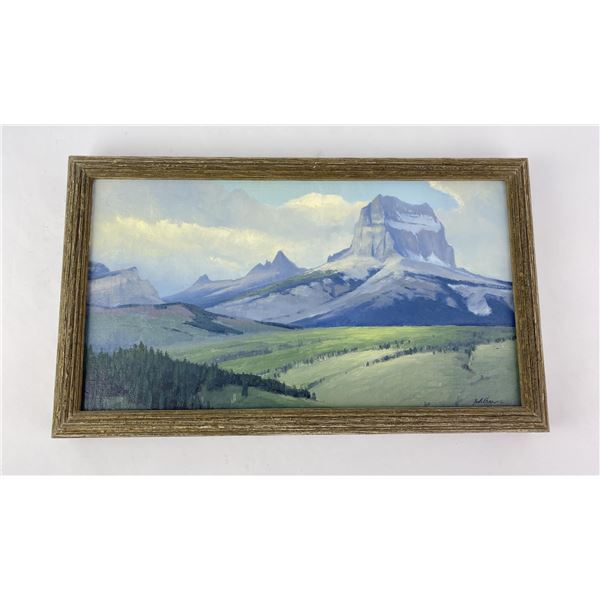 Jeff Walker Glacier Park Montana Oil Painting
