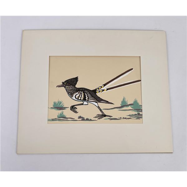 Archie Blackowl Cheyenne Indian Serigraph