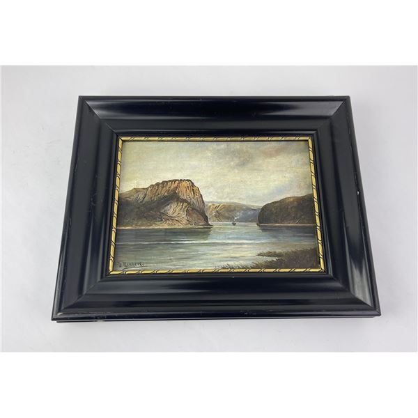 Germain Oil on Canvas Painting The Lorelei