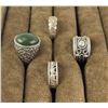 Image 2 : Group of Sterling Silver Rings