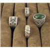 Image 3 : Group of Sterling Silver Rings