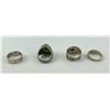 Image 4 : Group of Sterling Silver Rings