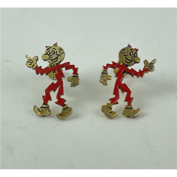 1950s Reddy Kilowatt Earrings