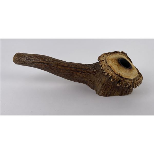 Montana Indian Made Elk Horn Pipe